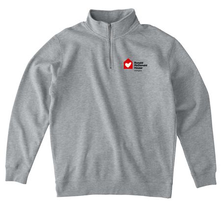 Quarter Zip Pullovers&nbsp;, a Grey Heather Midweight Quarter Zip Pullover