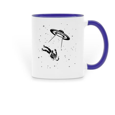 Bowser 4 crew mug, a Dark Blue Two-Tone Ceramic Mug