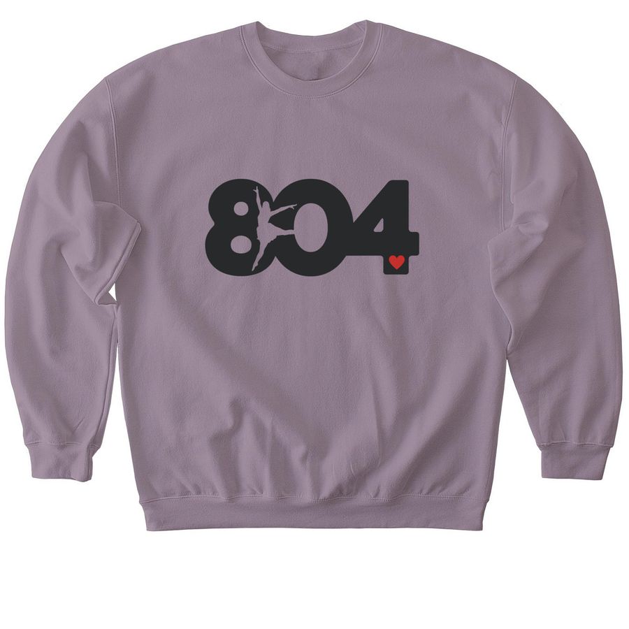 I Heart 804!, a Paragon Softstyle Crewneck Sweatshirt