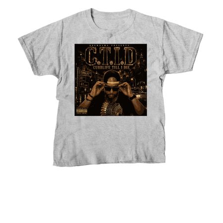 C. T. I. D.&nbsp; (Curblife till I die), a Sport Grey Youth Unisex Tee
