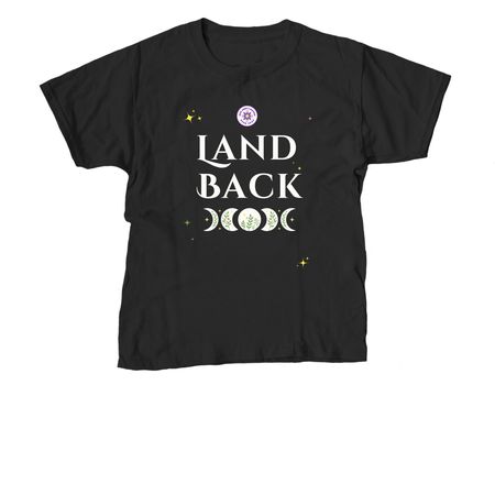 LAND BACK hoodies & tees, a Black Youth Unisex Tee