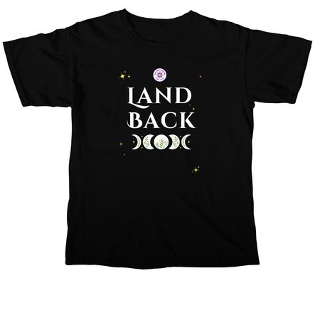 LAND BACK hoodies & tees, a Black Comfort Colors Unisex Tee