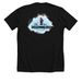The Discerning Dog Apparel, a Solid Black Blend Premium Unisex Tee (back-view)