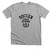Soccer, a Athletic Heather Premium Unisex Tee