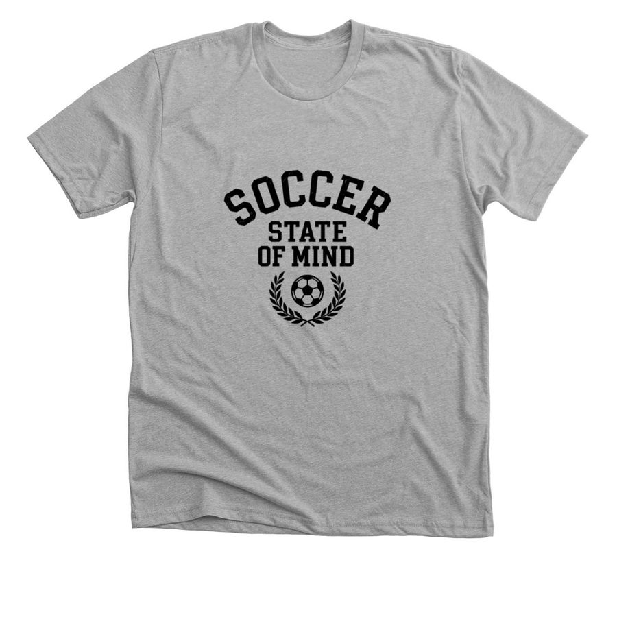 Soccer, a Athletic Heather Premium Unisex Tee