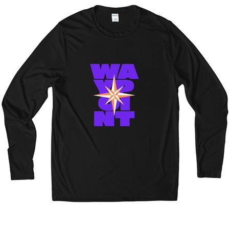 Waypoint Performance, a Black UV Performance Long Sleeve Tee