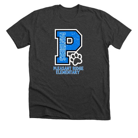 P for PRES, a Dark Grey Heather Premium Unisex Tee