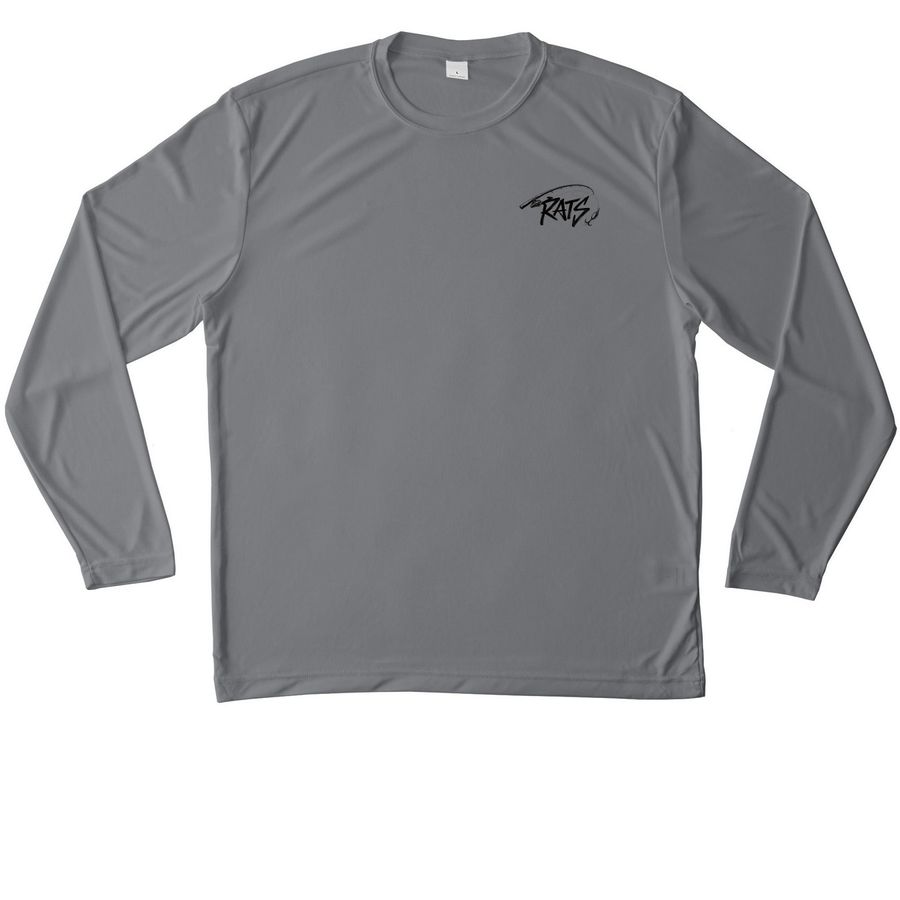 Bluefish Long Sleeve&nbsp;, a Grey Concrete Unisex Performance Long Sleeve Tee