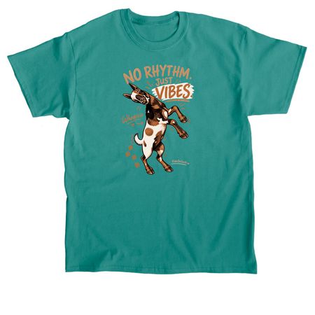 No Rhythm. Just Vibes. Whoopsie Tee, a Jade Dome Classic Unisex Tee