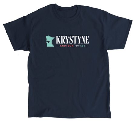 Krystyne for SD9 Fundraiser, a Navy Classic Unisex Tee