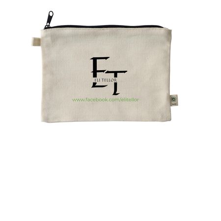 ET Hemp Pouch, a Natural 9"x7" Hemp Blend Pouch