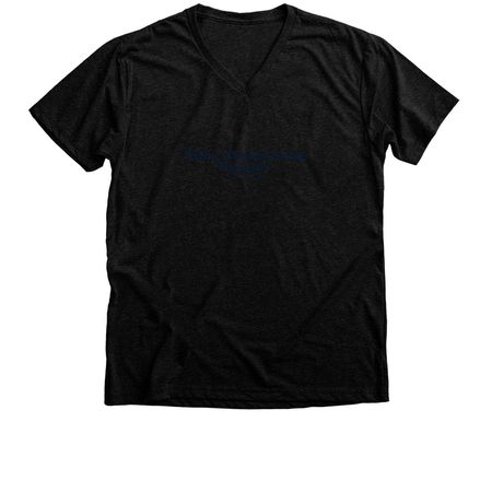 Summer Nautical Theme, a Black Heather Premium V-Neck Tee