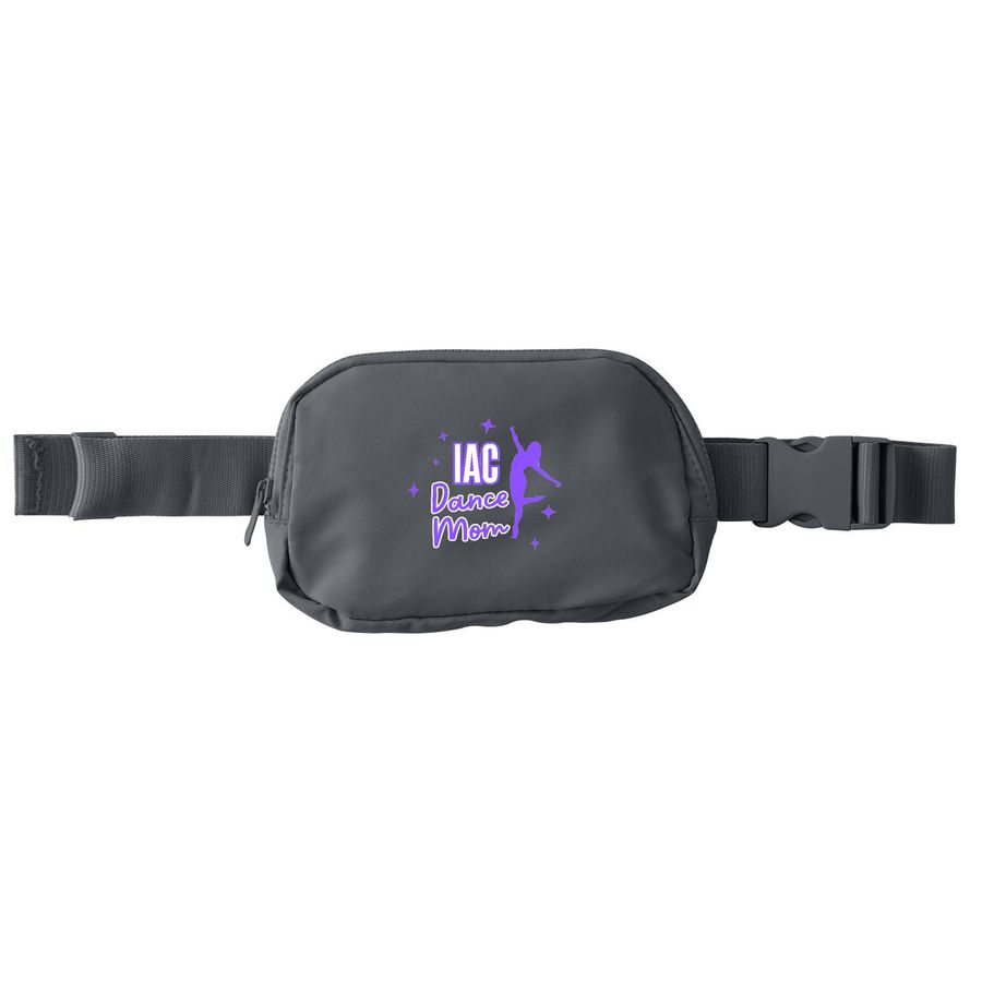 Dance Mom Hip Pack, a Storm Grey Matte Hip Pack
