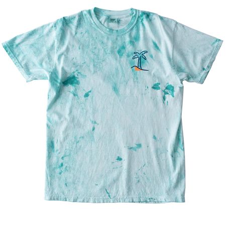 SoCal Tie Dye, a Sea Glass Comfort Colors Colorblast Tee