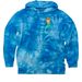 Ariel: Our Forever Mermaid, a Aqua Blue Tie Dye Pullover Hoodie