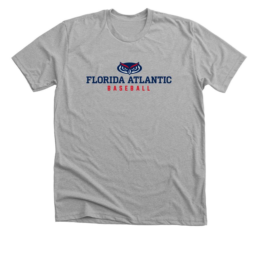 Florida Atlantic University Merch, a Athletic Heather Premium Unisex Tee