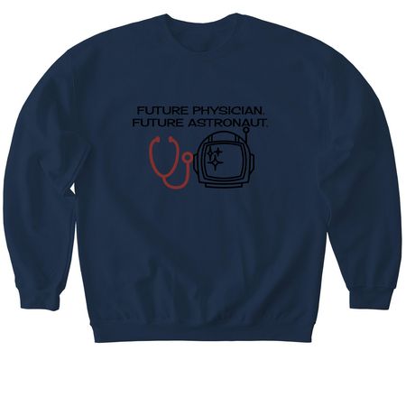 FUTURE ASTRODOC, a Navy Softstyle Crewneck Sweatshirt