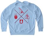 Fear the Beard Shirts and Sweatshirts, a Blue Soul Stanley/Stella Unisex Cruiser 2.0 Pullover Hoodie (back-view)