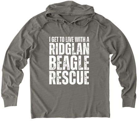 RIDGLAN ADOPTER - DARK, a Driftwood Grey Allmade Organic Cotton Mineral Dye Hoodie Tee