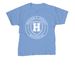 Youth - White Hursey Logo, a Carolina Blue Youth Unisex Tee