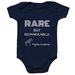 Rare, a Navy Infant Onesie