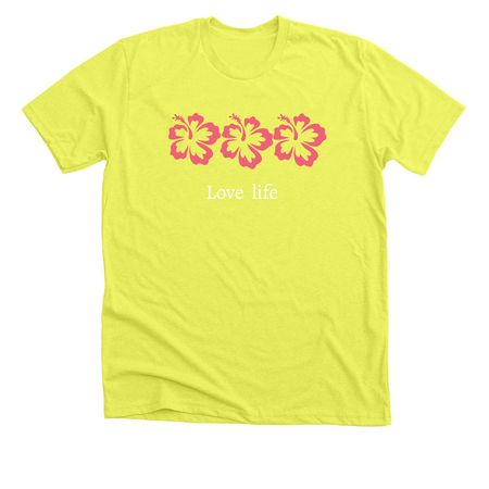 Cute t shirt!, a Neon Yellow Premium Unisex Tee