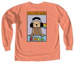 KXLL Otter - Pat Race, a Terracotta Comfort Colors Long Sleeve Tee (back-view)