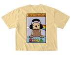 KXLL Otter - Pat Race, a Butter Comfort Colors Boxy Tee (back-view)