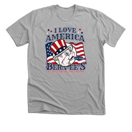 Bern-Ee 250, a Athletic Heather Premium Unisex Tee