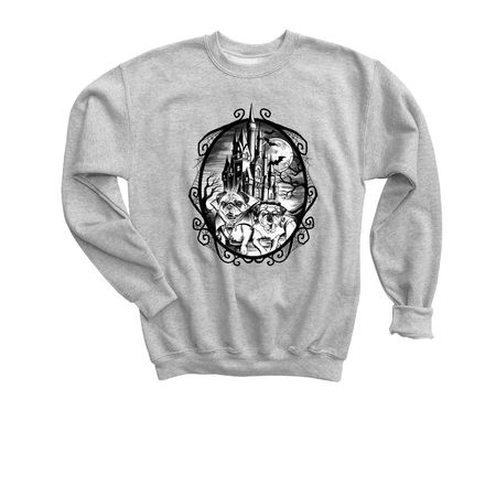 Pug-O-Ween 2026, a Sport Grey Youth Crewneck Sweatshirt