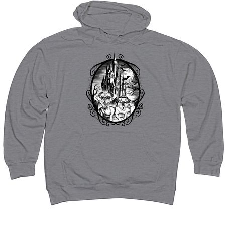 Pug-O-Ween 2026, a Gunmetal Heather Midweight Pullover Hoodie