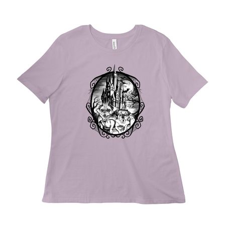 Pug-O-Ween 2026, a Light Violet Women?s Relaxed Cotton Tee