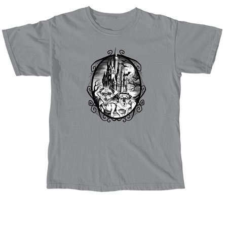 Pug-O-Ween 2026, a Granite Comfort Colors Unisex Tee