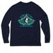 25th Anniversary Ts #1: Pyr Protection Army, a Night Sky Navy Allmade Eco Triblend Long Sleeve Tee
