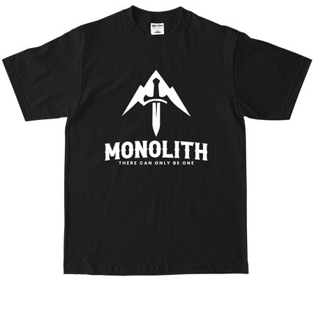 Monolith Official Player Shirts 2, a Black Max Heavyweight Tee