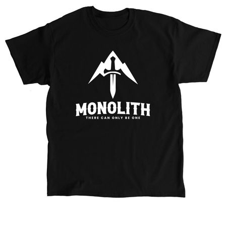 Monolith Official Player Shirts 2, a Black Classic Unisex Tee