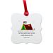 Bring Jana Home for Christmas!, a White Aluminum Square Ornament