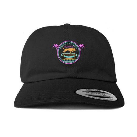 Canine Cardio Hawaii, a Black Printed Classic Baseball Cap