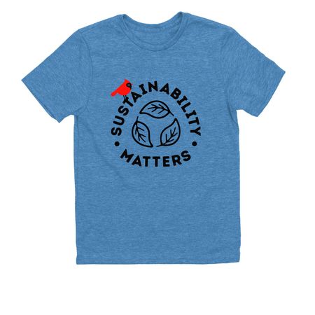 New Shirts for Earth Month!, a Azure Blue Allmade Youth Eco Triblend Tee