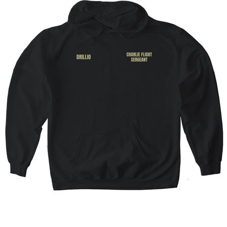 Charlie Flight Sergeant, a Black Gildan Softstyle Pullover Hoodie