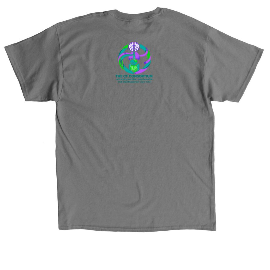 Consortium general gear, a Charcoal Classic Unisex Tee (back-view)