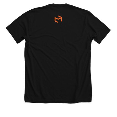 you matter print, a Solid Black Blend Premium Unisex Tee (back-view)