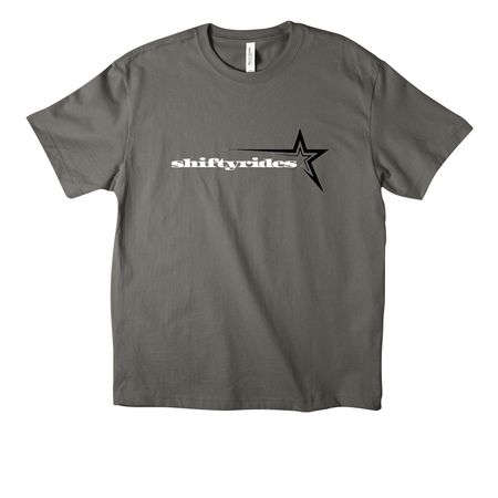 shifty-rides double star tee, a Asphalt Unisex Heavyweight Tee