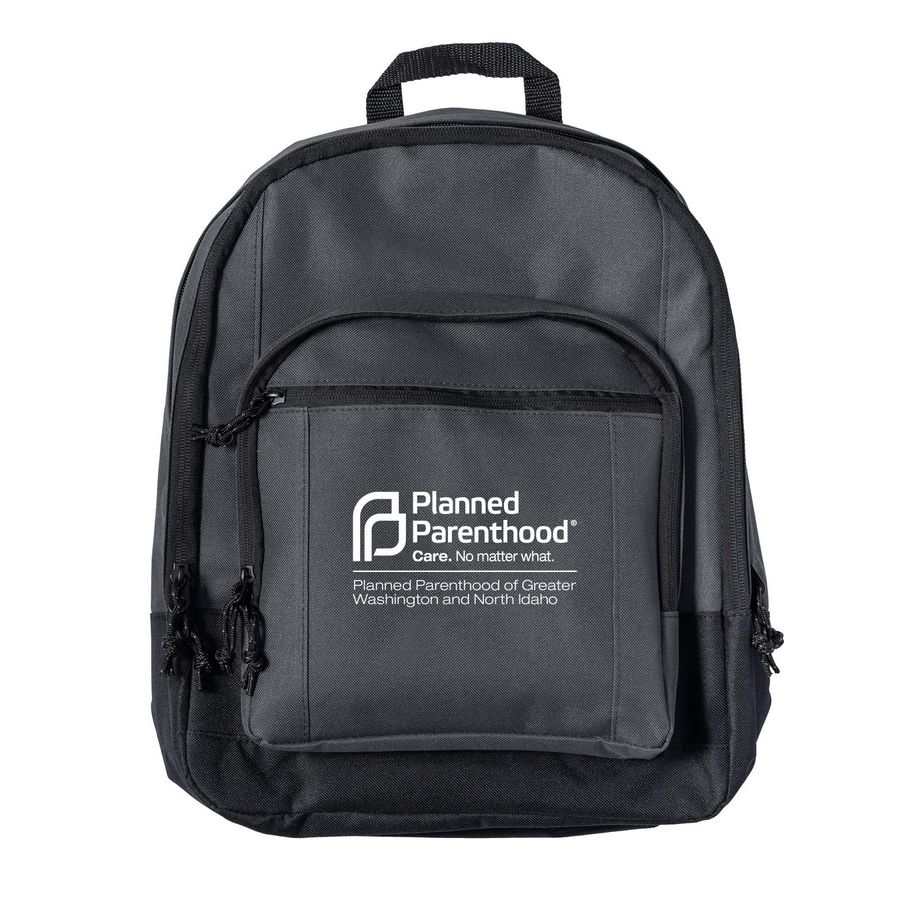 Planned Parenthood Backpack, a Dark Charcoal Everyday Backpack
