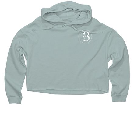 Birch + Bloom Logo Collection, a Sage Women?s Lightweight Cropped Hoodie