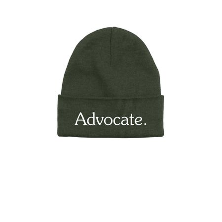 Advocate., a Alpine Printed Base Camp Beanie