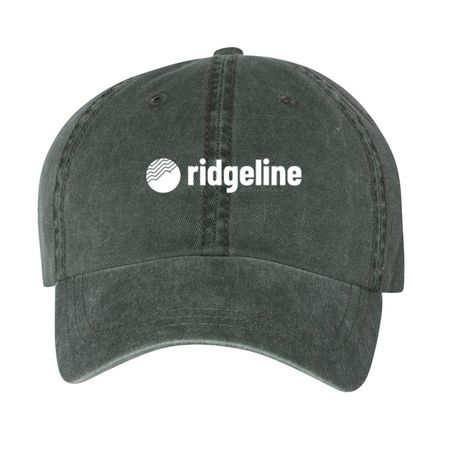 Ridgeline Hats, a Forest Printed Pigment Dye Baseball Cap