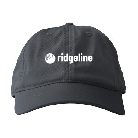 Ridgeline Hats, a Charcoal Printed Eco Baseball Cap