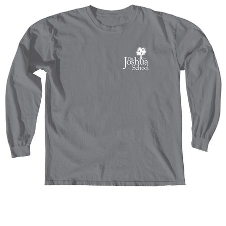 The Joshua School, a Granite Comfort Colors Long Sleeve Tee