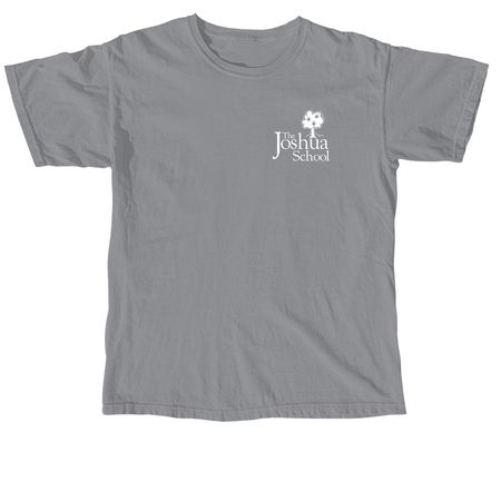The Joshua School, a Granite Comfort Colors Unisex Tee